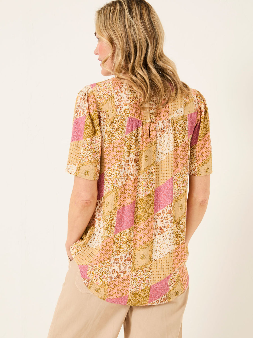 Lyndy Multi Air Patchwork Blouse
