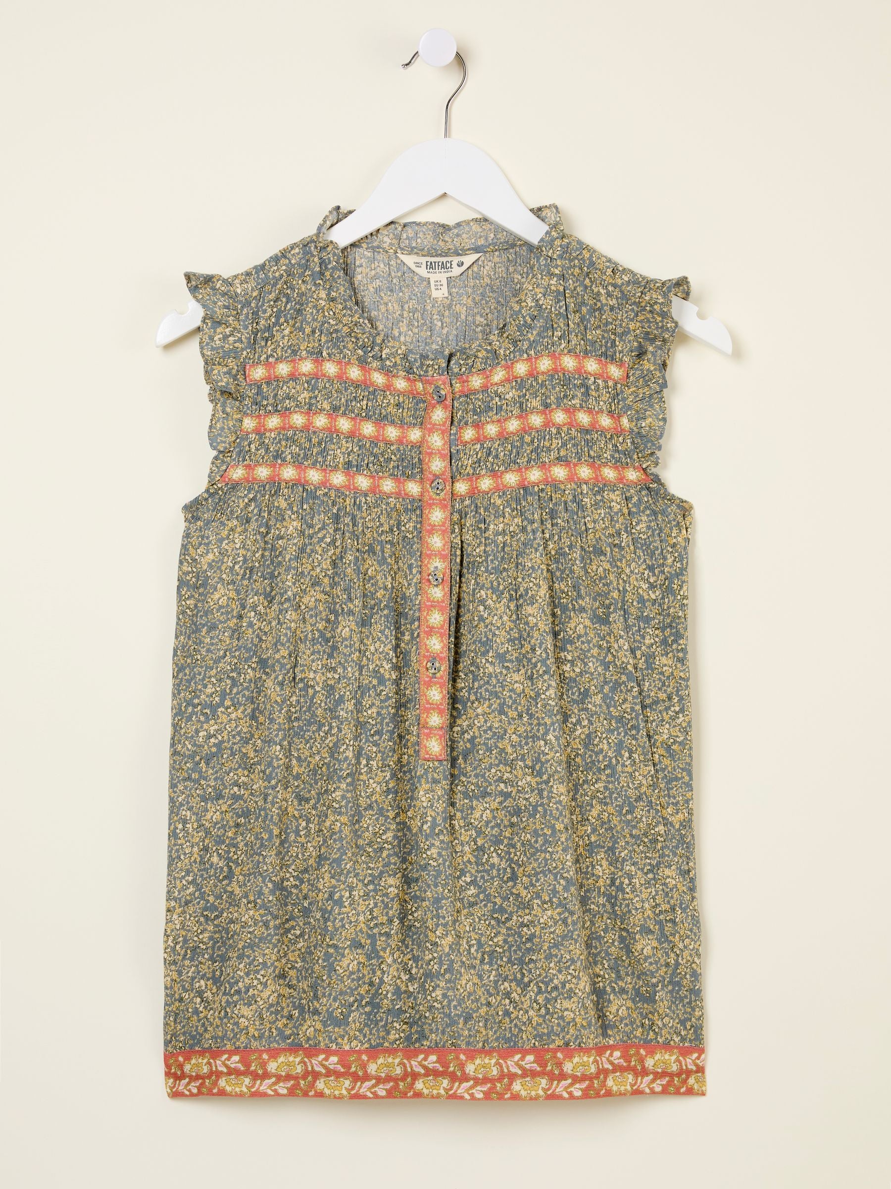 Patsy Mid Grey Air Ditsy Tunic