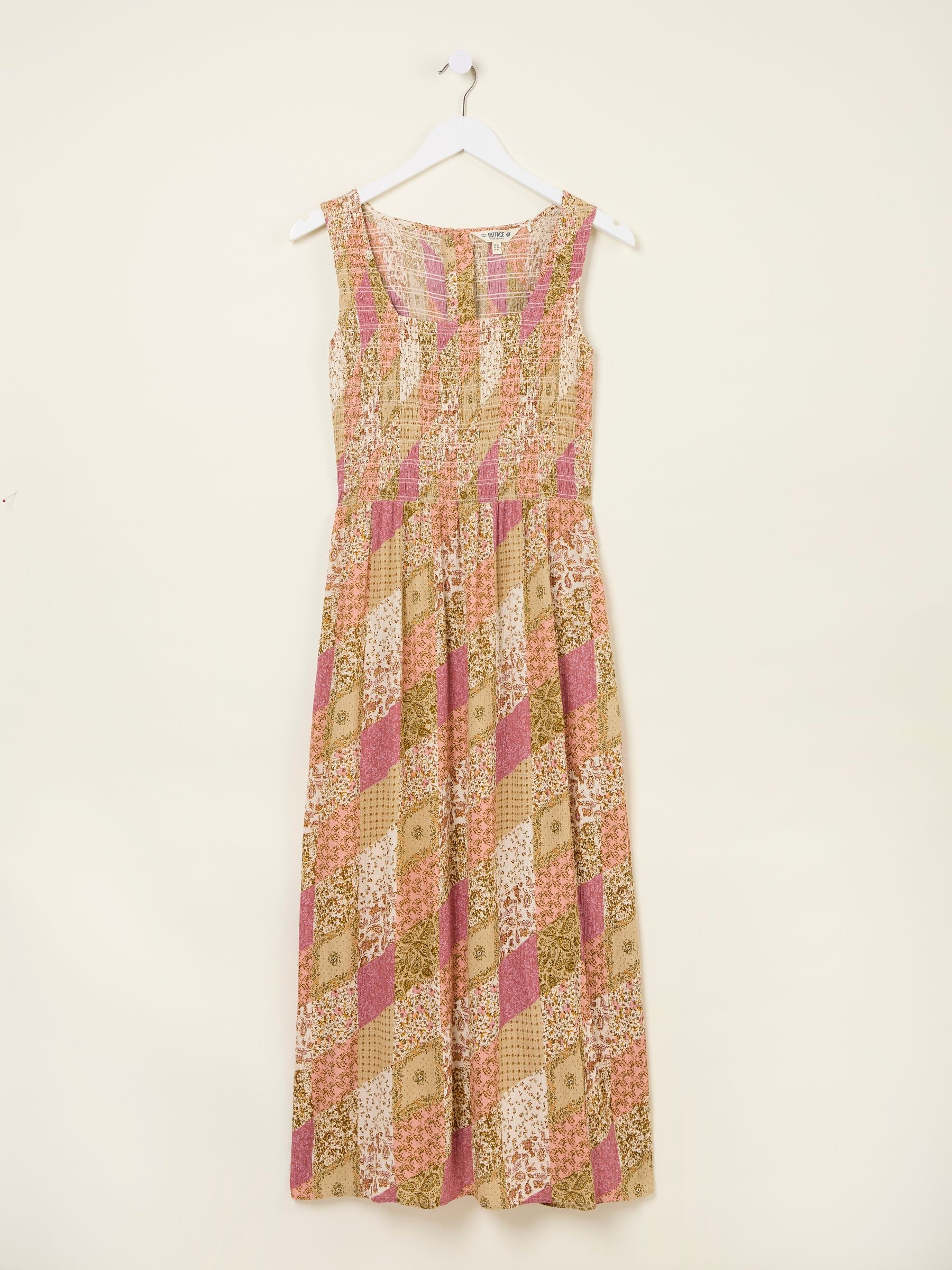 Aria Multi Air Patchwork Midi Dress