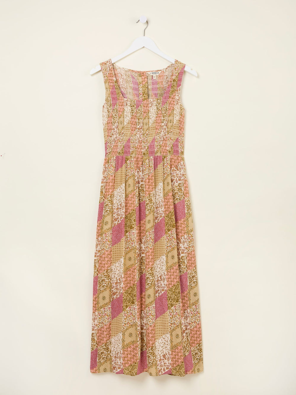 Aria Multi Air Patchwork Midi Dress
