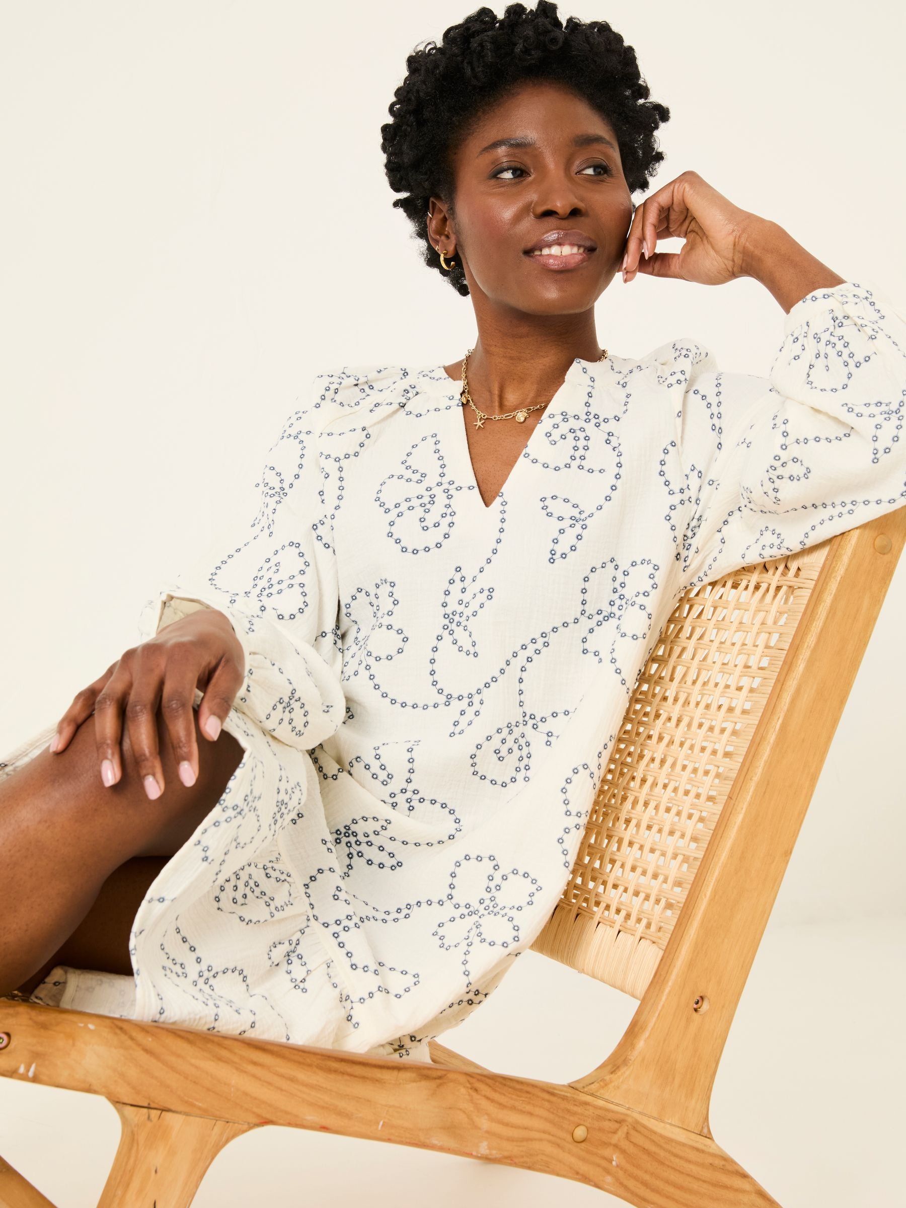 Amy Ivory Frill Tunic