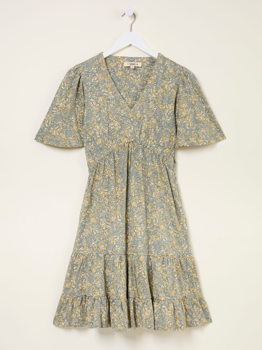 Grace Mid Grey Air Ditsy Jersey Dress