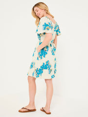 Benny Multi Blurred Floral Dress