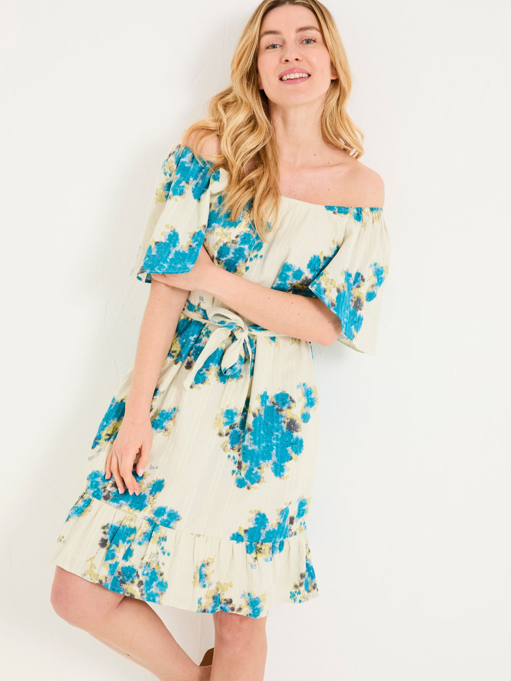Benny Multi Blurred Floral Dress
