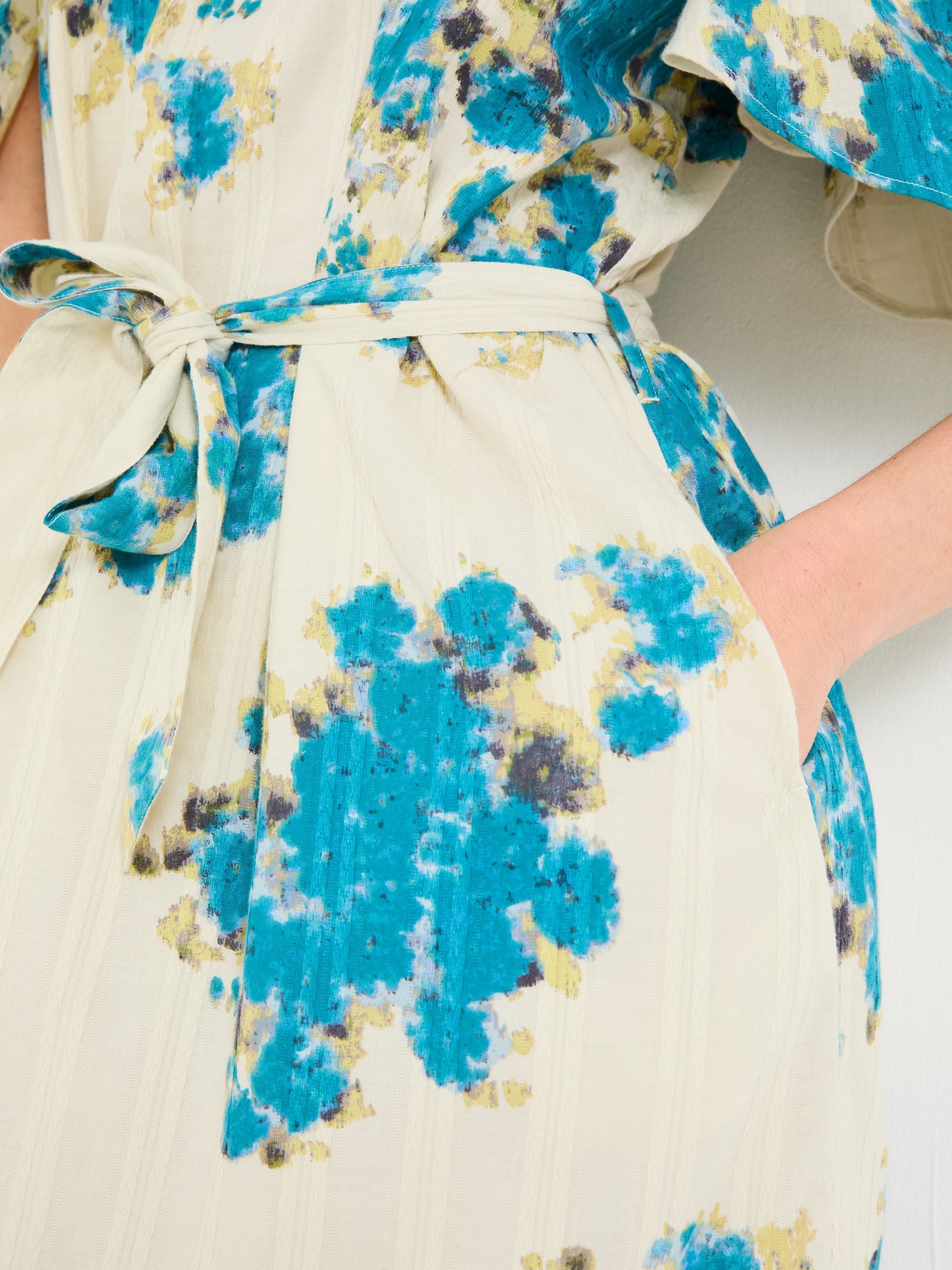 Benny Multi Blurred Floral Dress