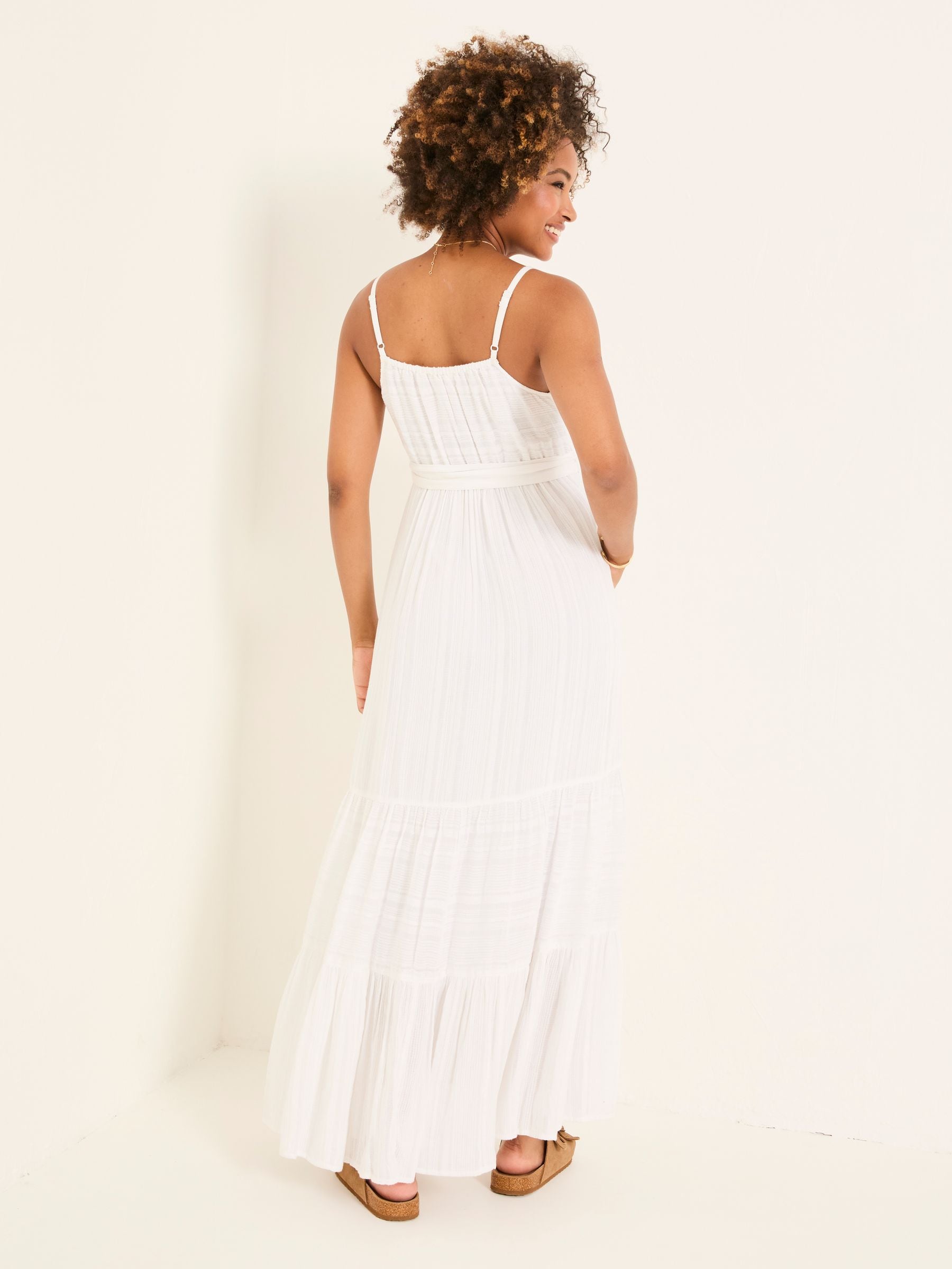 Thea White Beachwear Dress
