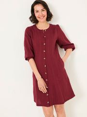Anais Burgundy Red Dress