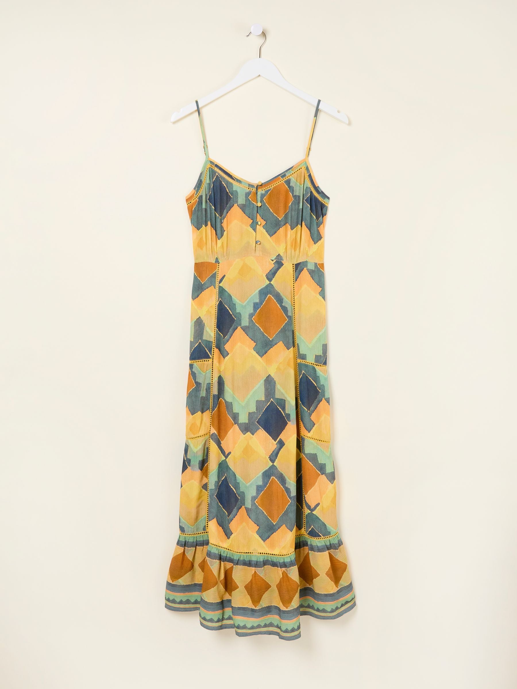 Mae Multi Abstract Midi Dress