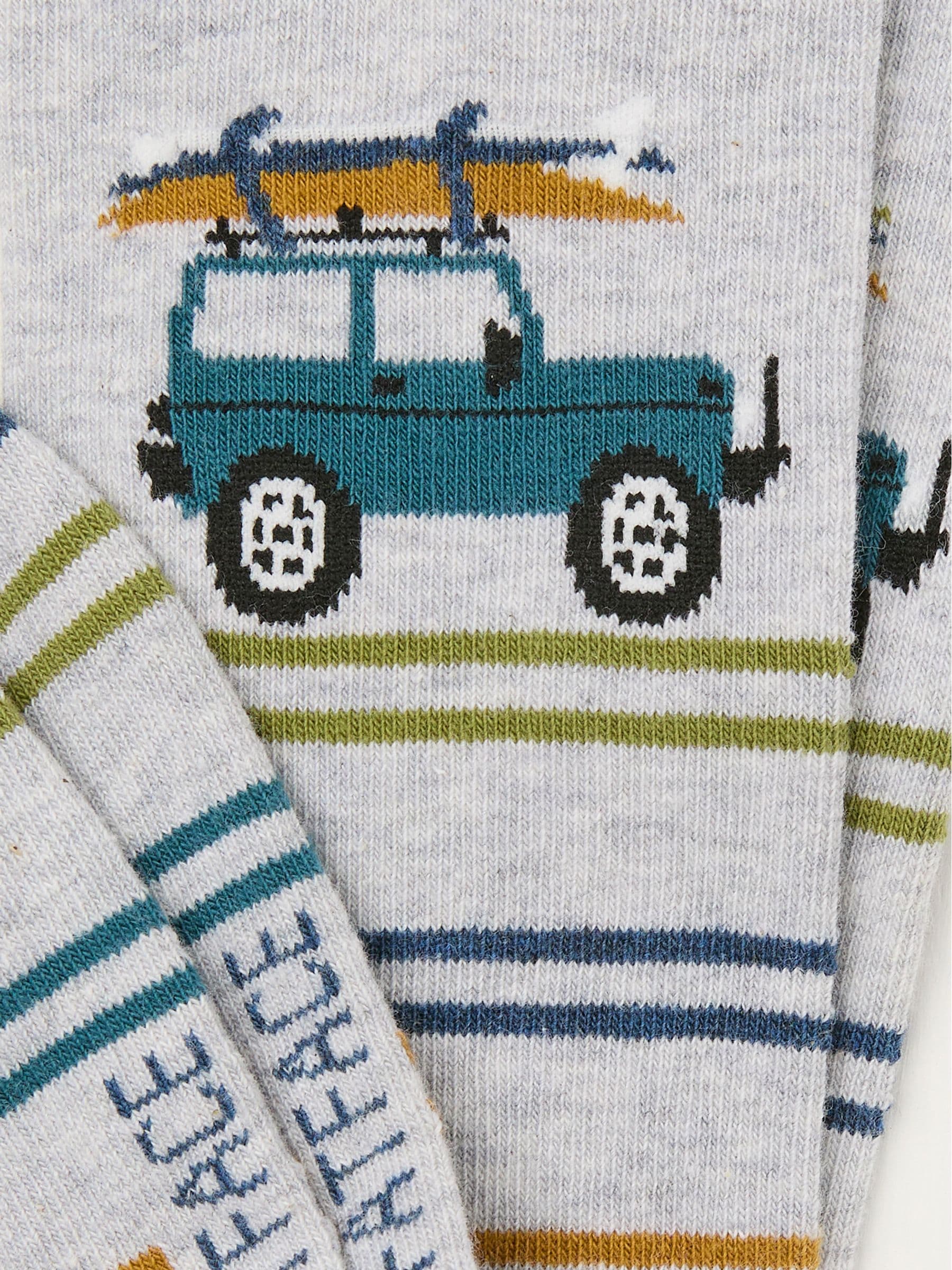 Grey Off Roader Men's Off Roader Socks