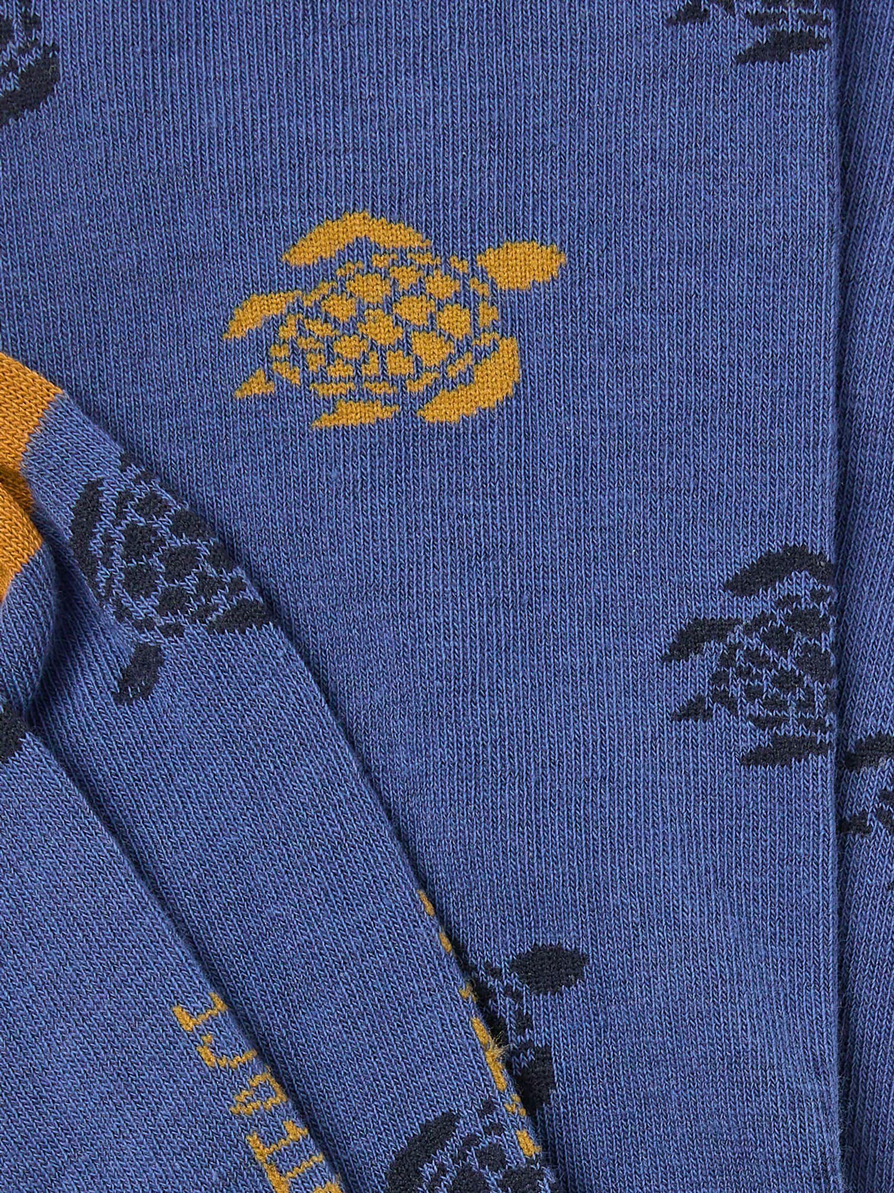 Blue Turtle Socks