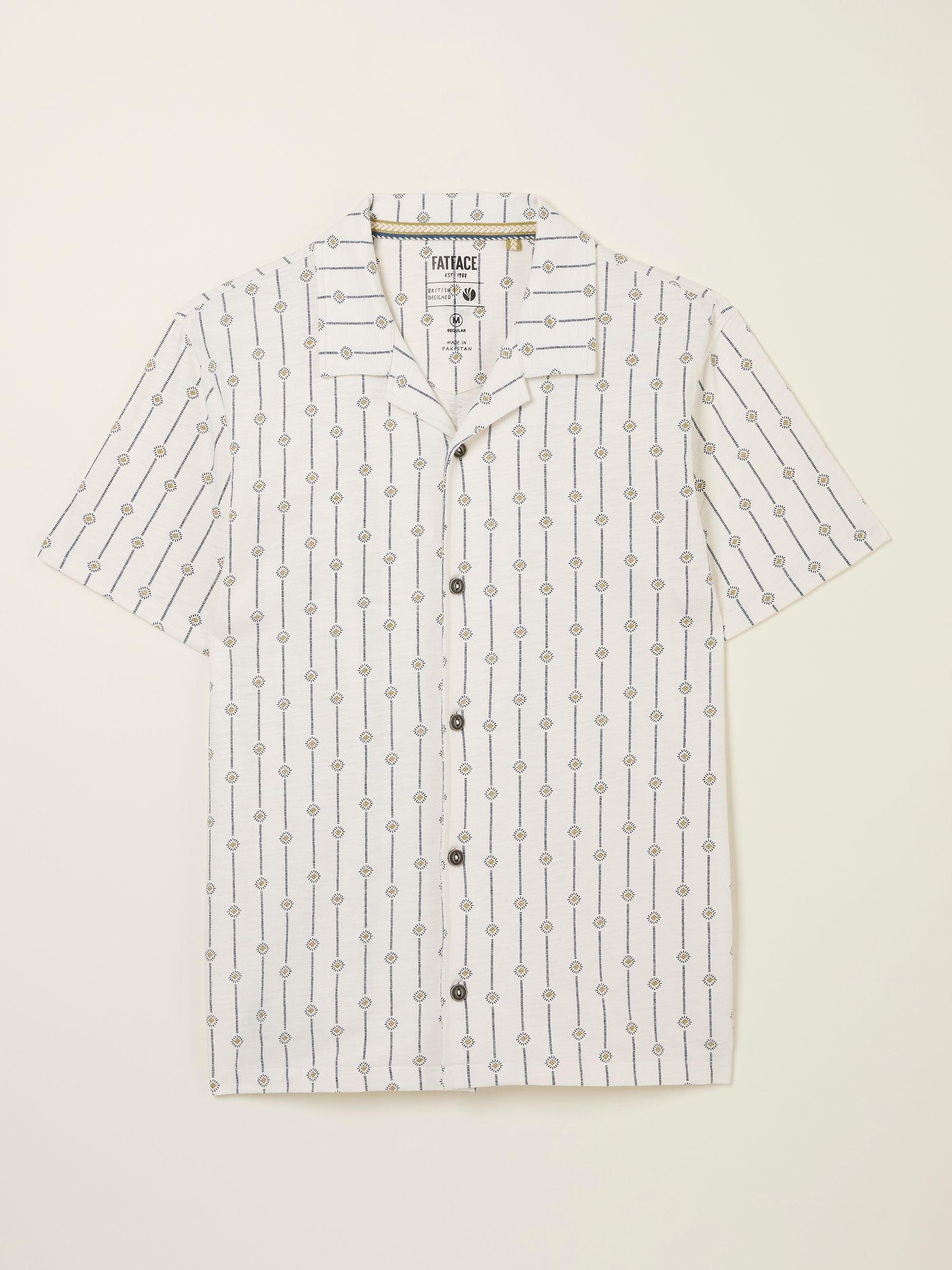 Truro Natural Short Sleeve Jersey Shirt