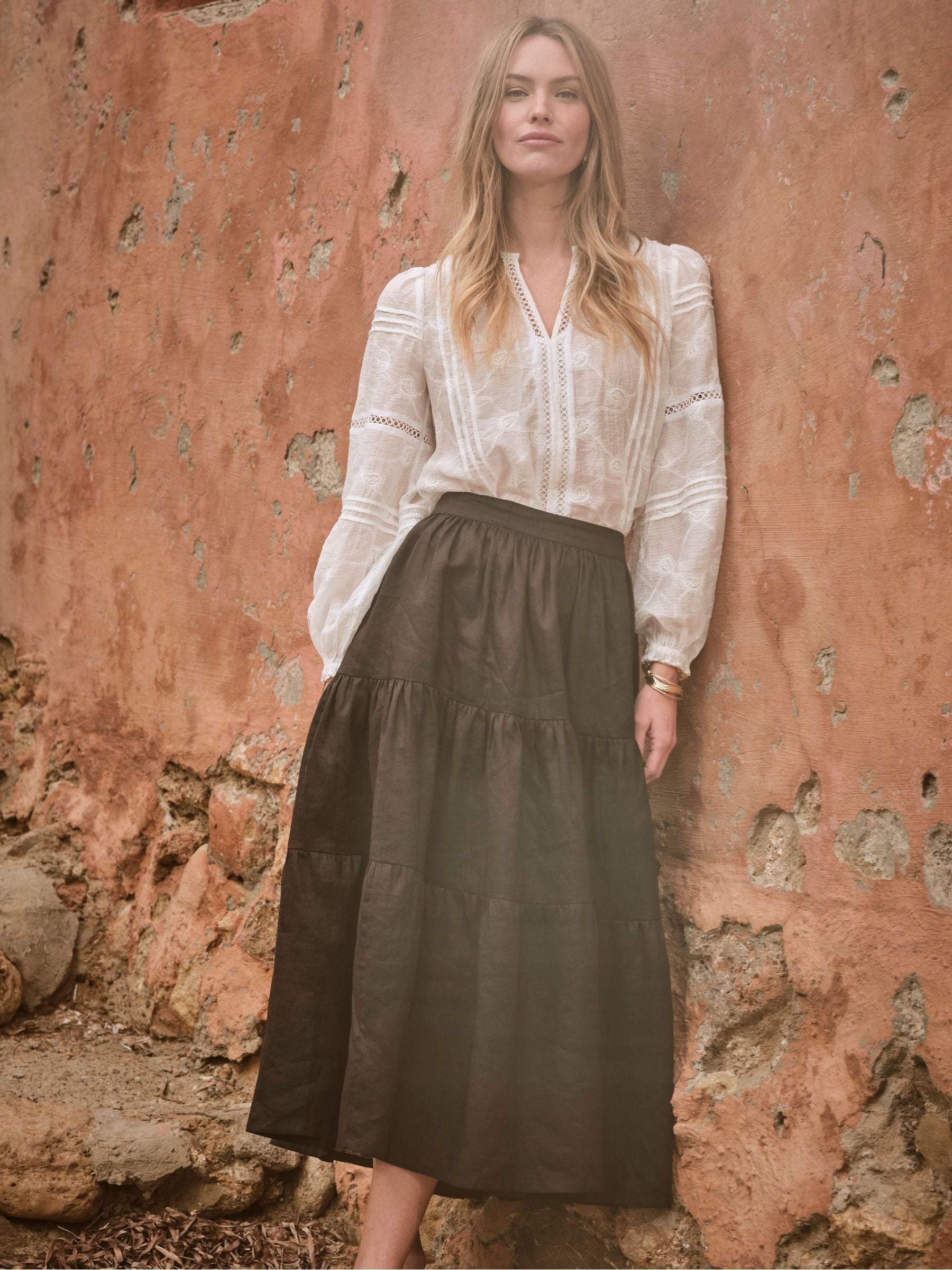 Valerie Black Voluminous Skirt
