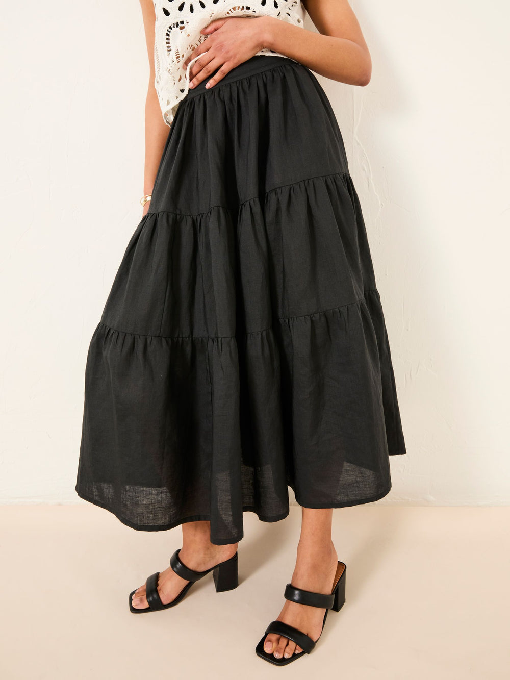 Valerie Black Voluminous Skirt