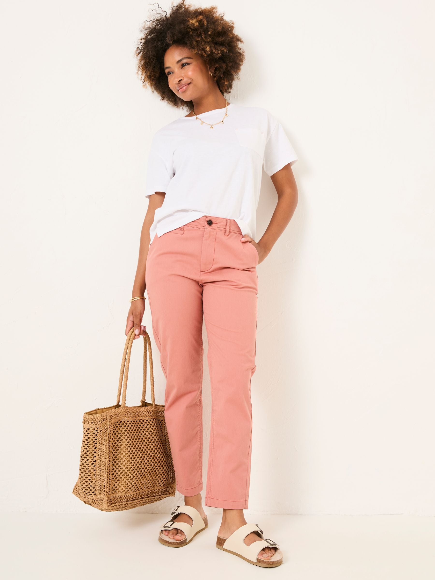 Rye Rose Pink Chino Trousers