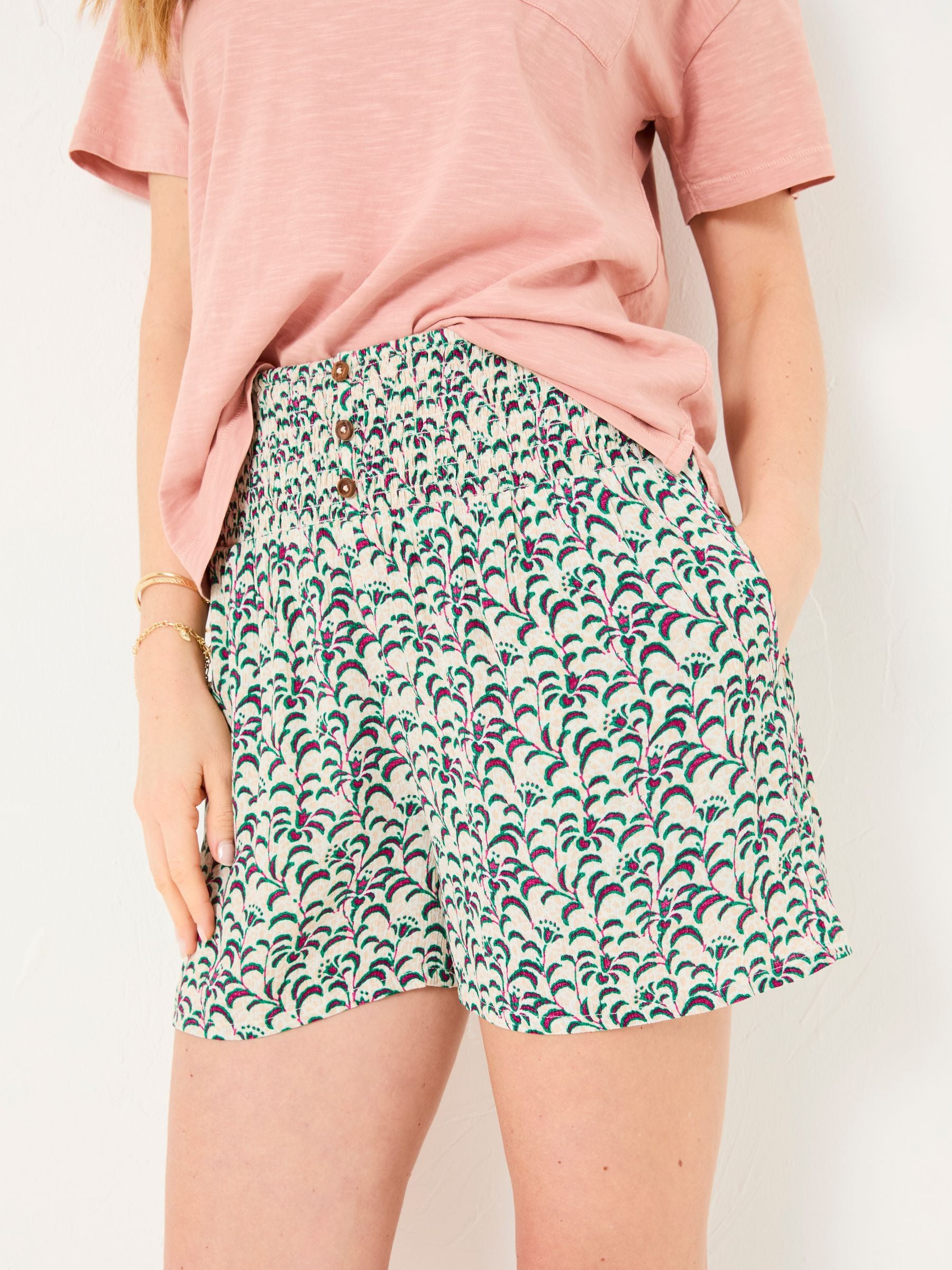 Rylee Multi Vine Floral Flippy Shorts