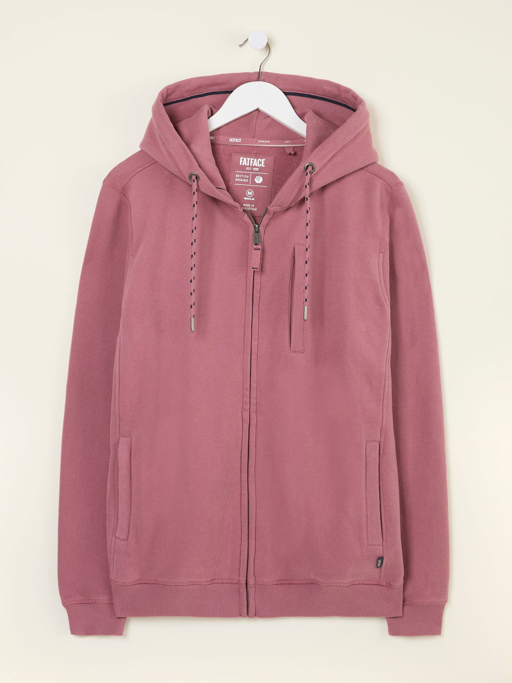 Brooke Heather Purple Zip Through Hoodie