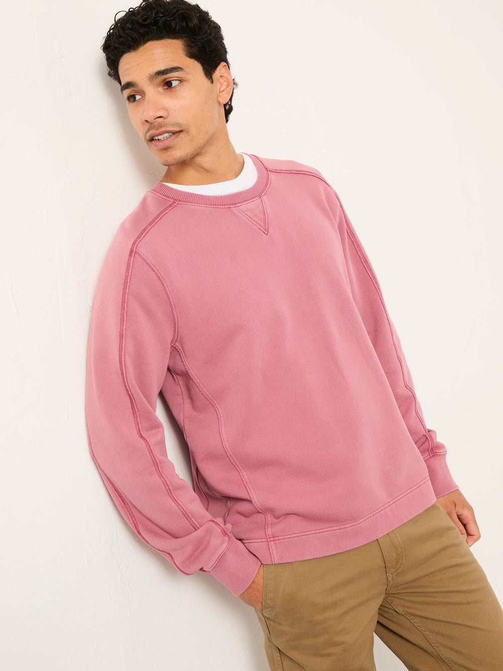 Otterton Heather Purple Crew Neck Sweatshirt