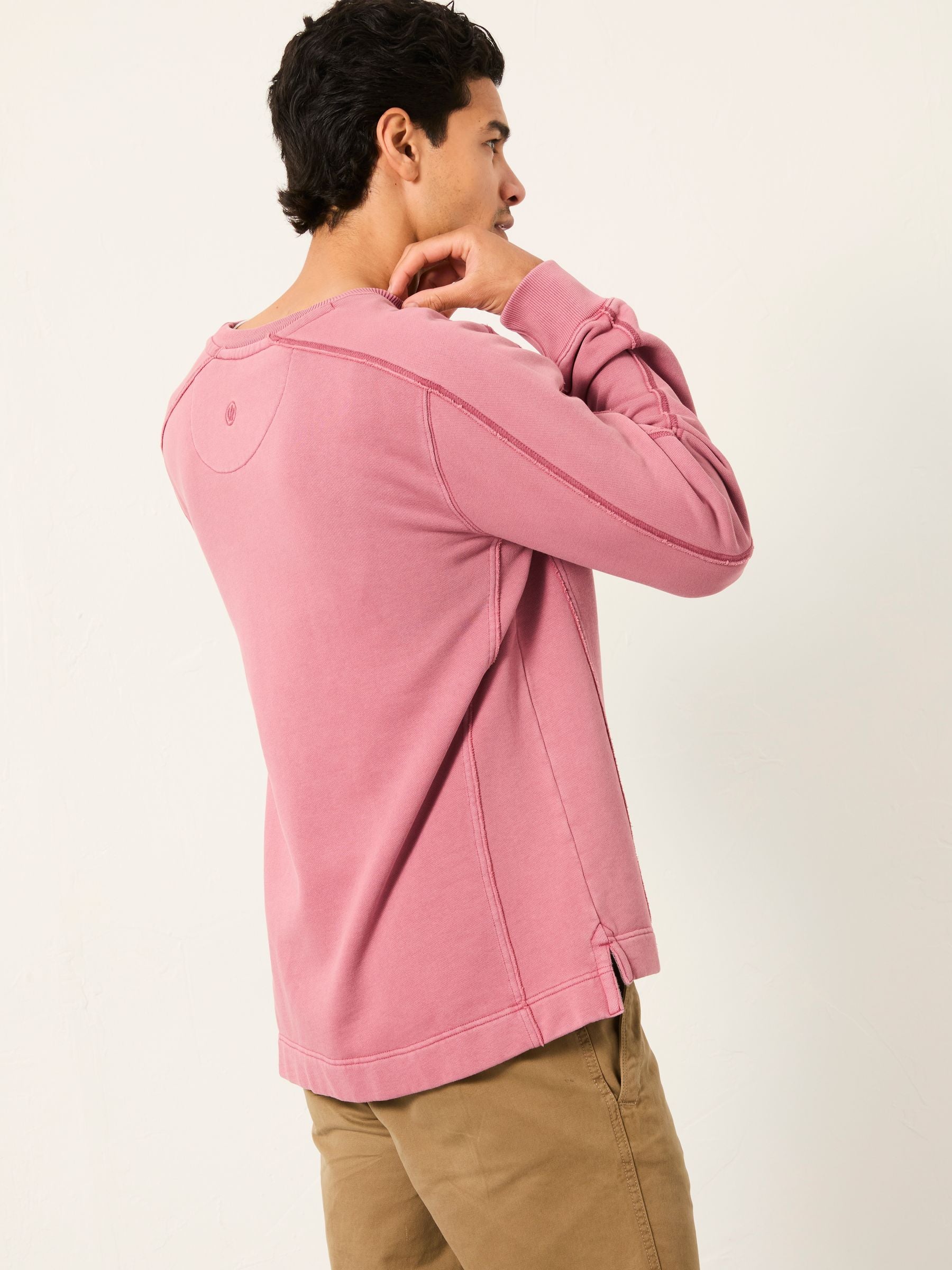 Otterton Heather Purple Crew Neck Sweatshirt