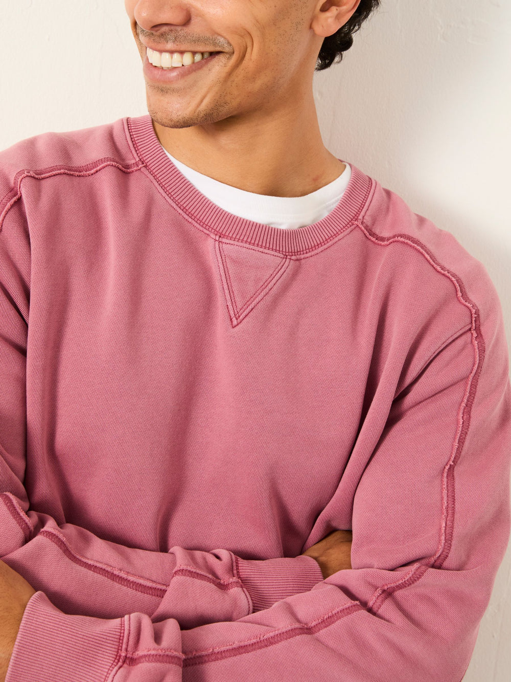 Otterton Heather Purple Crew Neck Sweatshirt