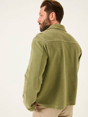 Lowe Khaki Green Lowe Loop Back Light Weight Jacket