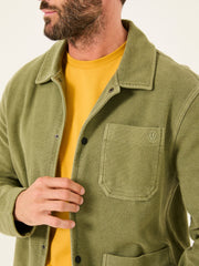 Lowe Khaki Green Lowe Loop Back Light Weight Jacket