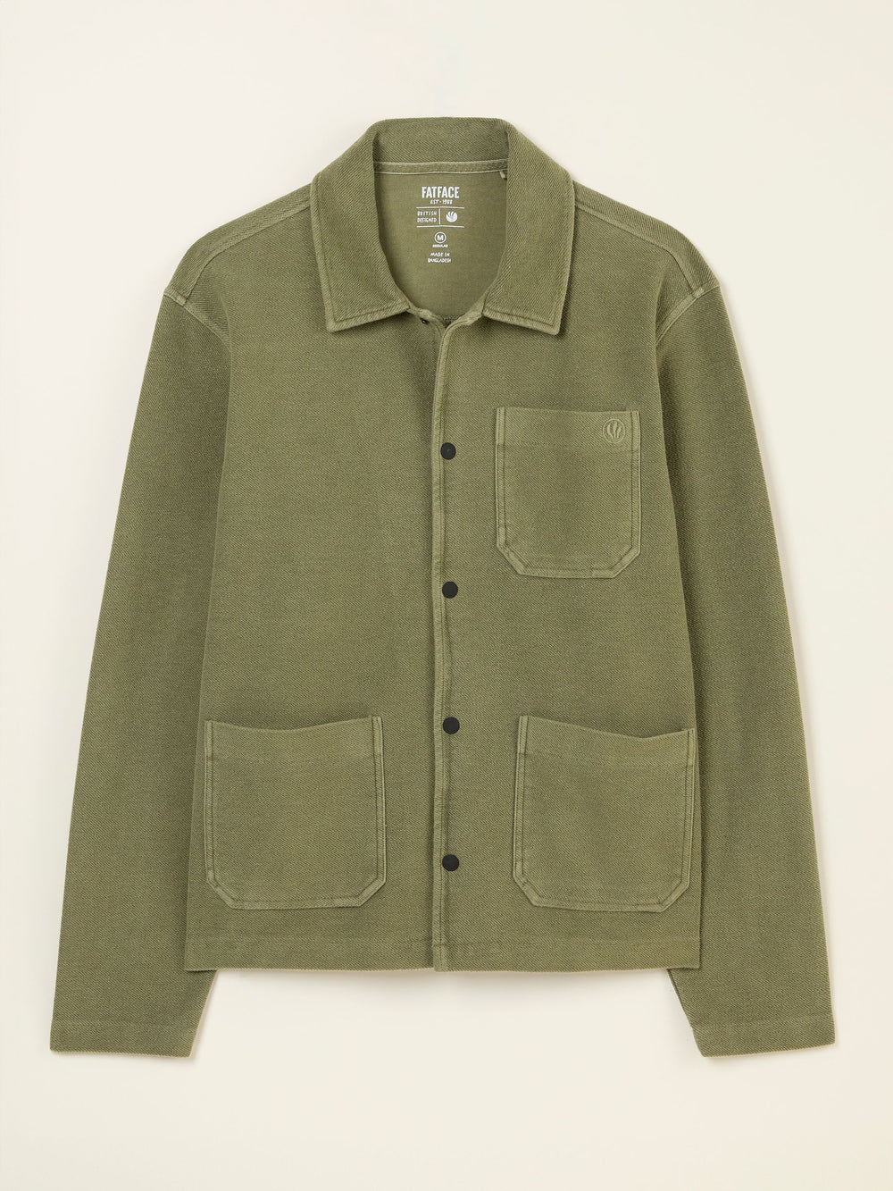 Lowe Khaki Green Lowe Loop Back Light Weight Jacket