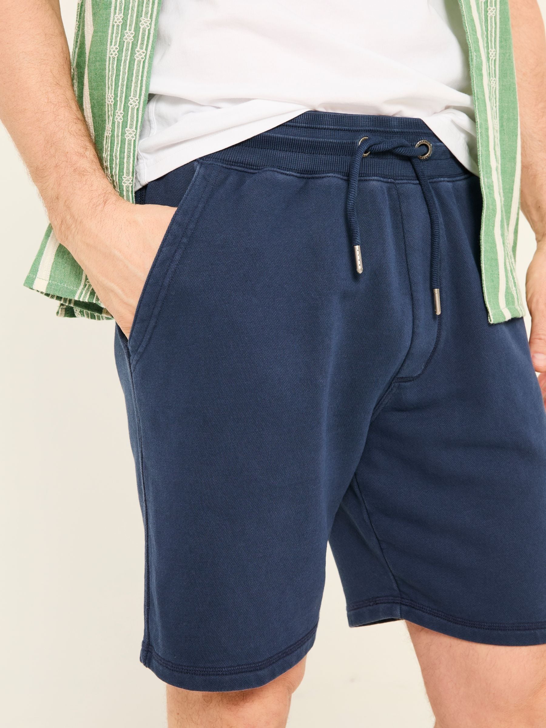 Cambourne Navy Sweat Short