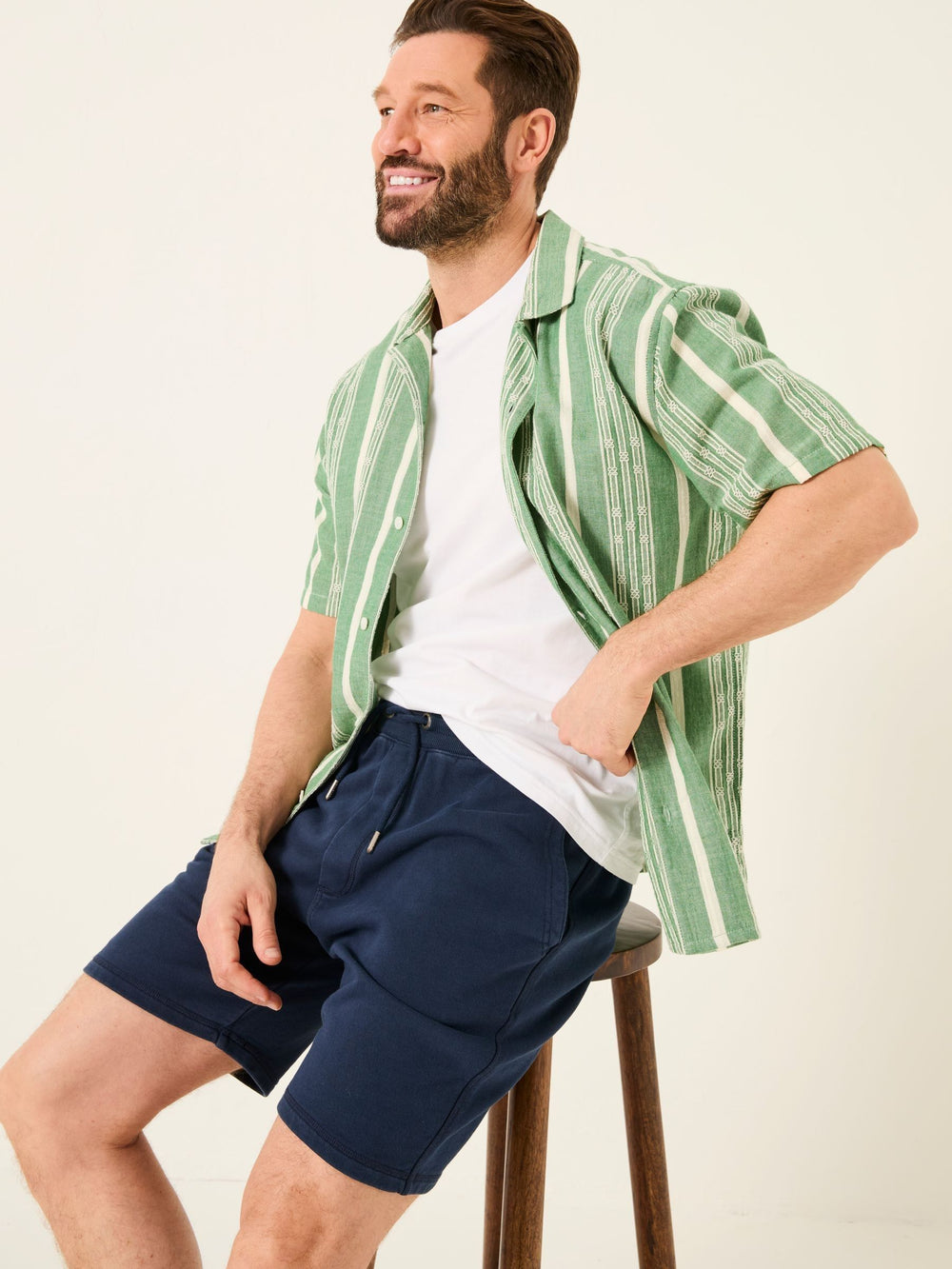 Cambourne Navy Sweat Short