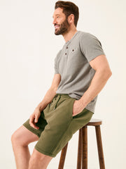 Cambourne Khaki Green Sweat Short