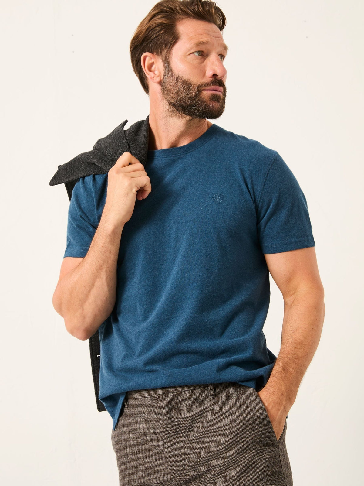 Lulworth Dark Teal Blue T-Shirt