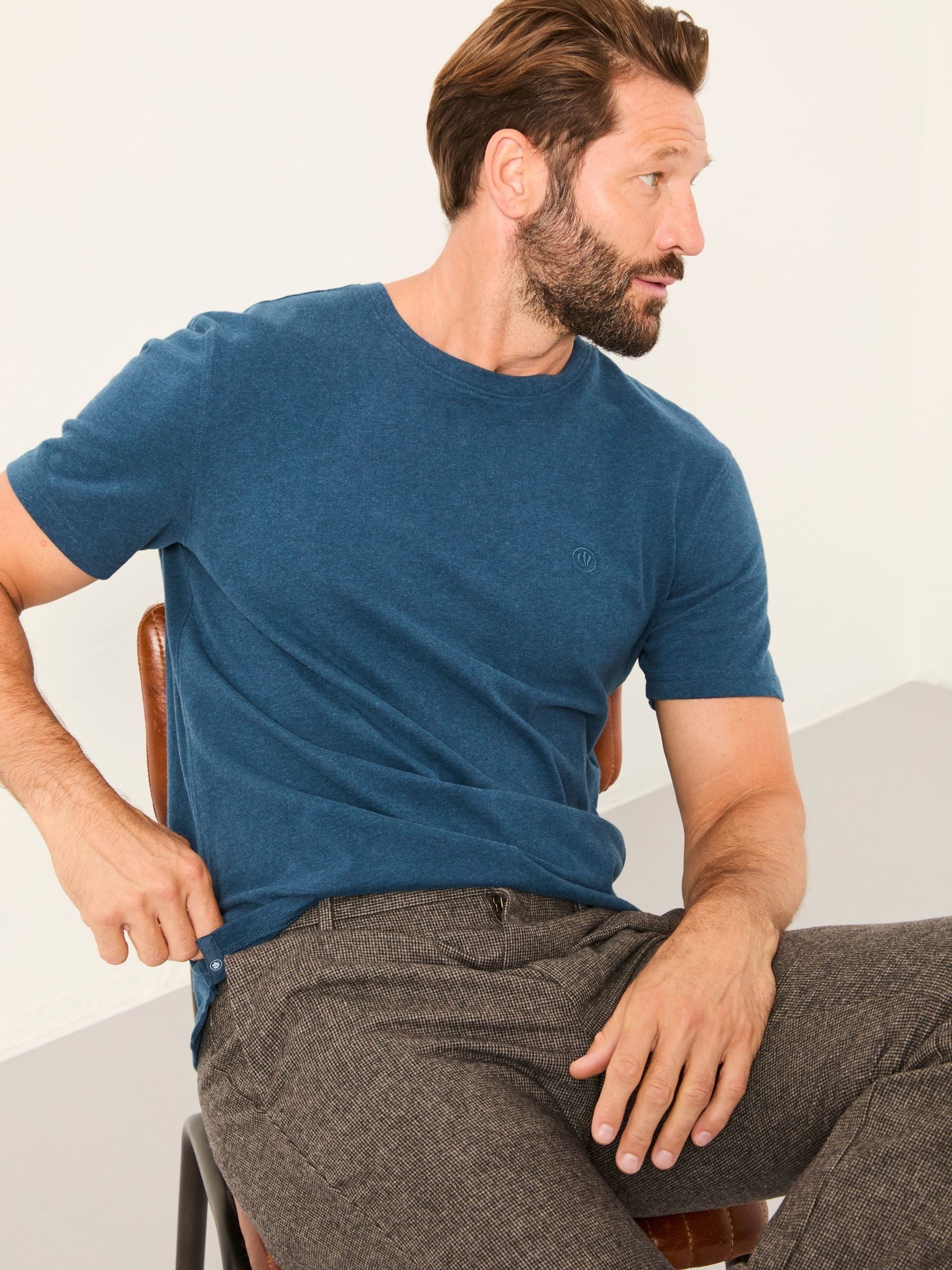 Lulworth Dark Teal Blue T-Shirt
