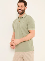 Sage Green Pique Polo