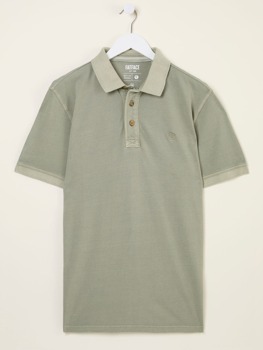 Sage Green Pique Polo