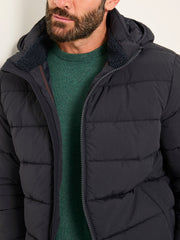 Winkworth Navy Hooded Puffer Jacket