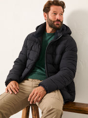 Winkworth Navy Hooded Puffer Jacket