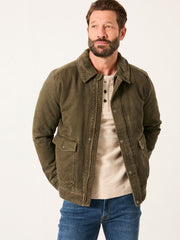 Warton Khaki Green Two Pocket Jacket