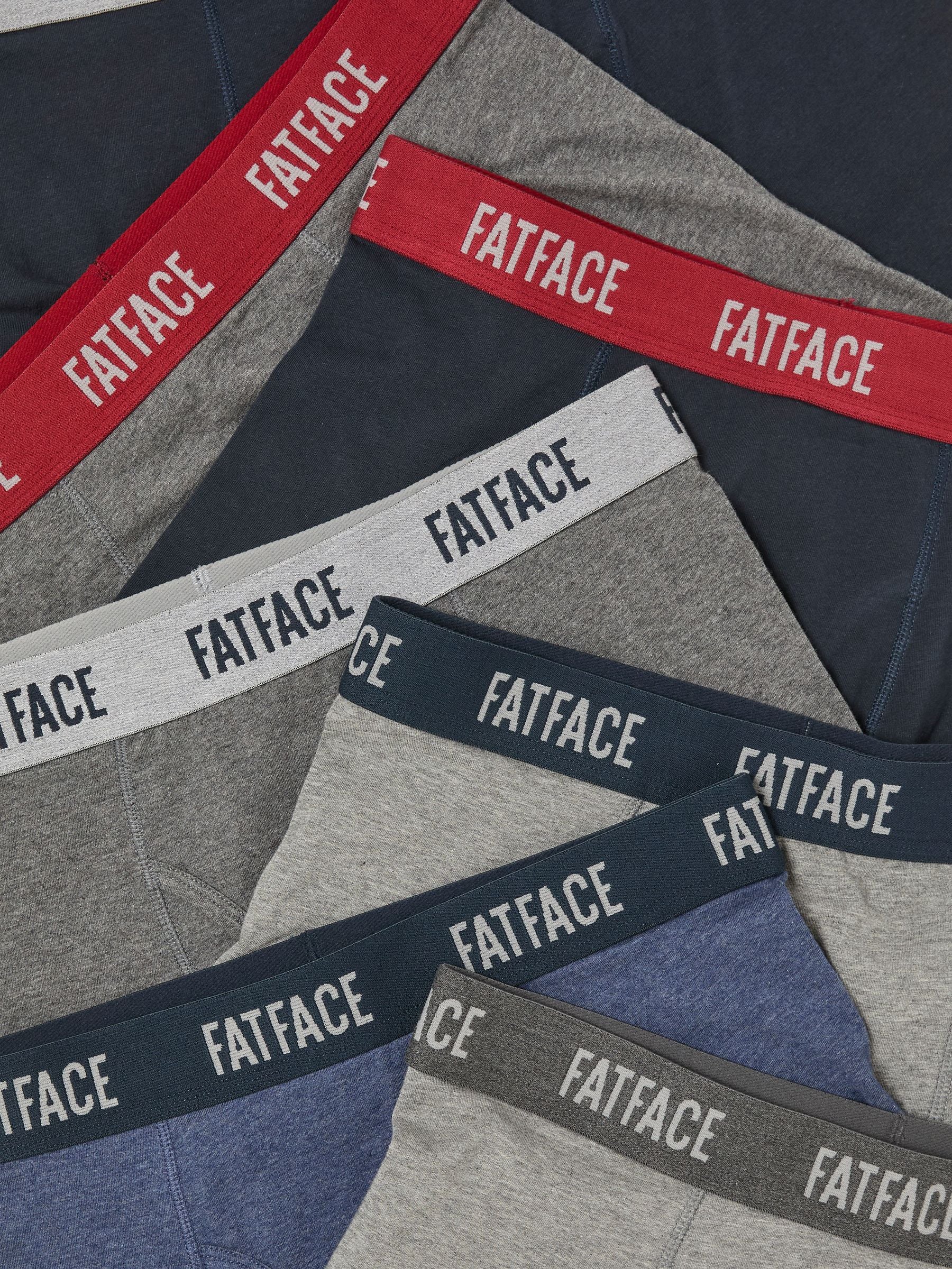 Grey & Blue Classic Boxers 7 Pack