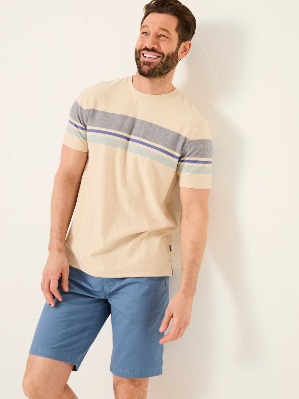 Natural Kiln Chest Stripe Tee