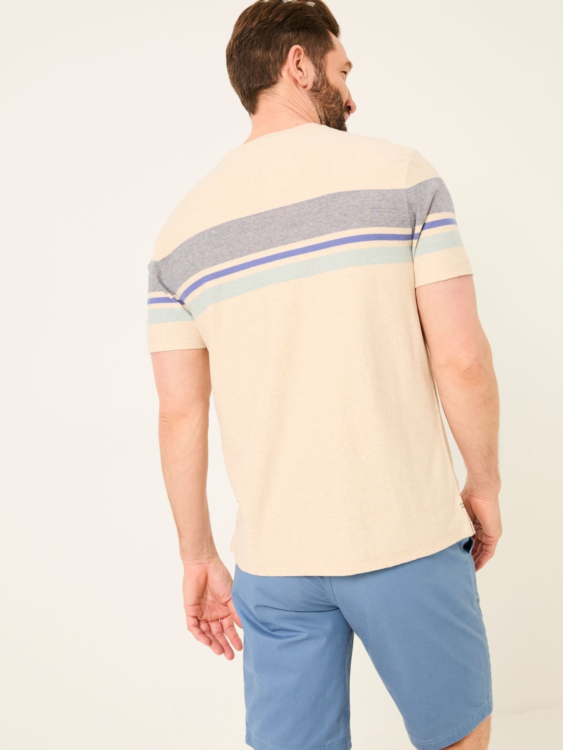 Natural Kiln Chest Stripe Tee