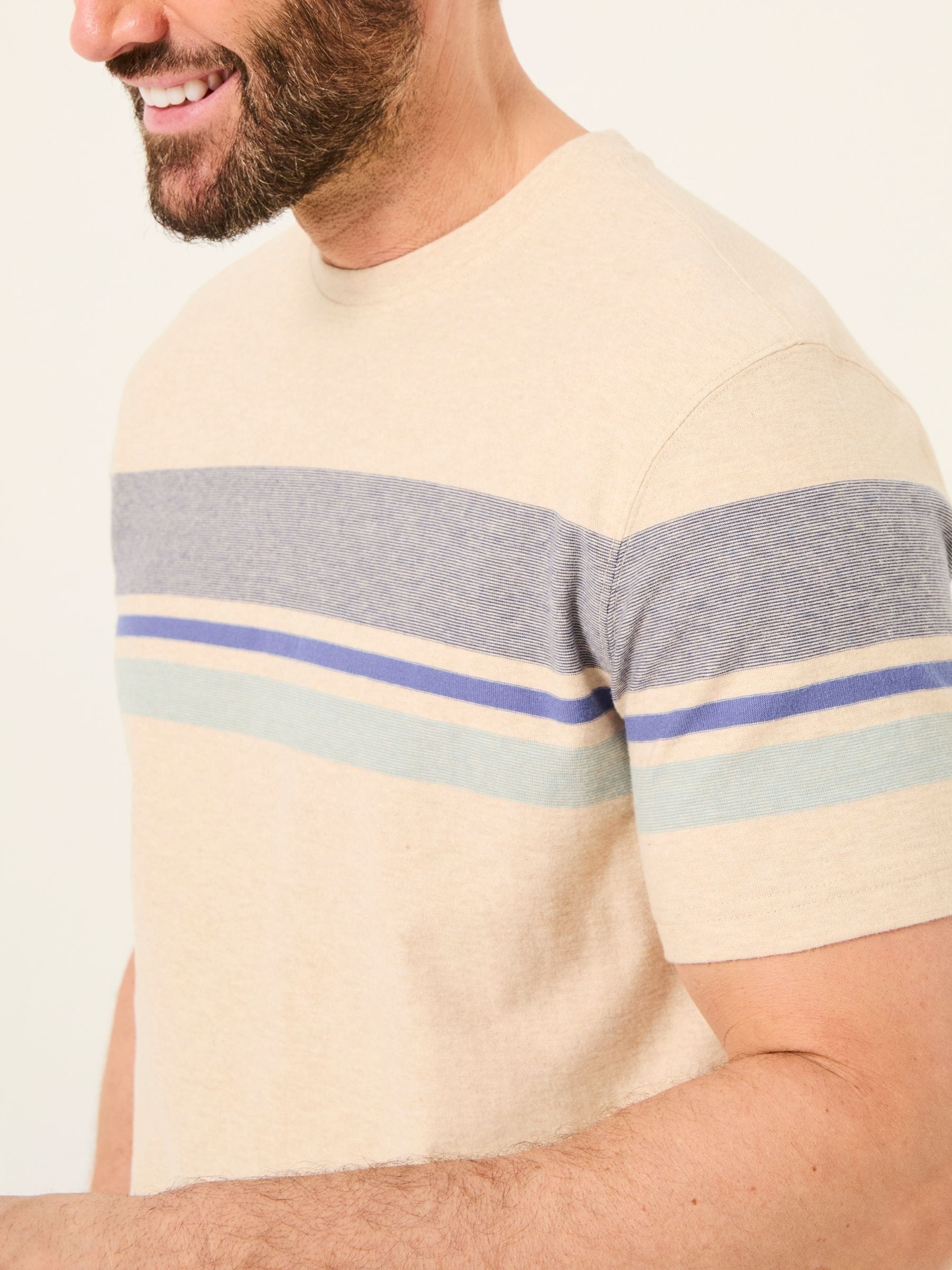 Natural Kiln Chest Stripe Tee