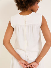 Fliss Ivory Embroidered Cami