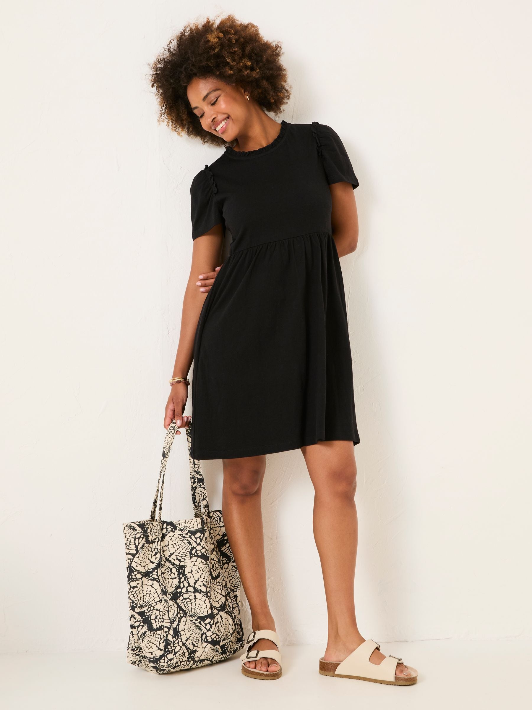 Josie Black Jersey Dress
