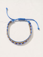 Blue Woven Bracelet