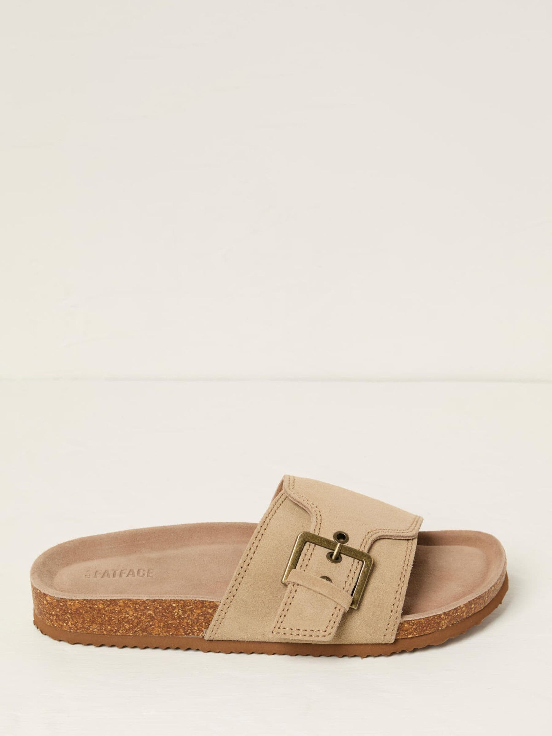 Mylor Stone Buckle Suede Footbed