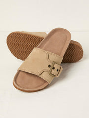 Mylor Stone Buckle Suede Footbed