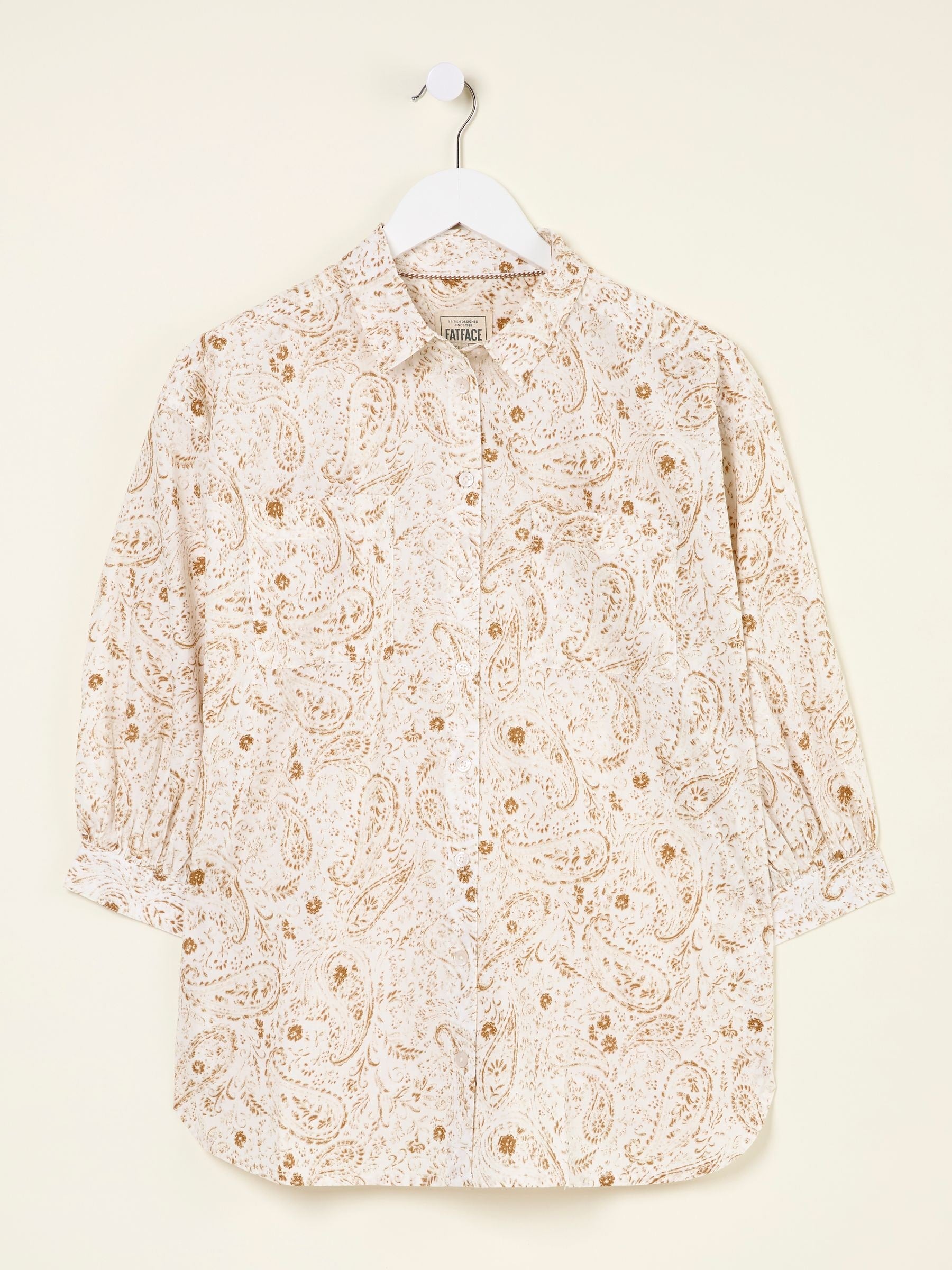 Whitney Ivory Paisley Shirt