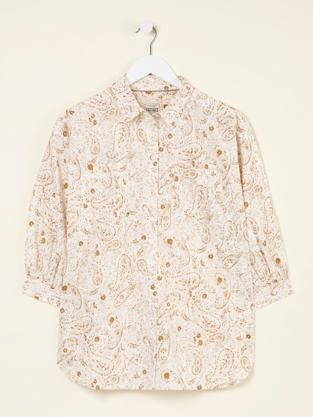 Whitney Ivory Paisley Shirt