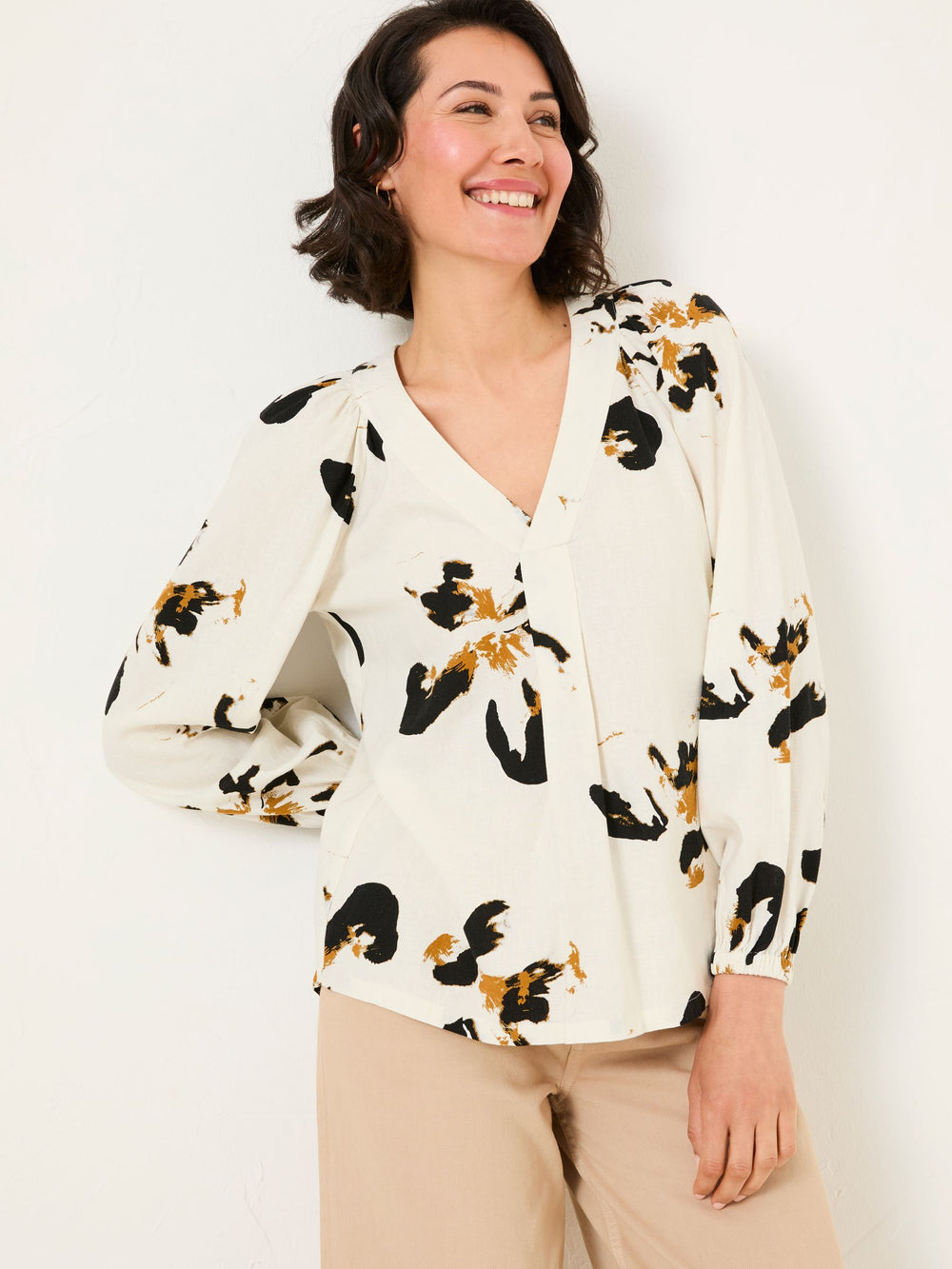 Channon Multi Floral Placement Blouse
