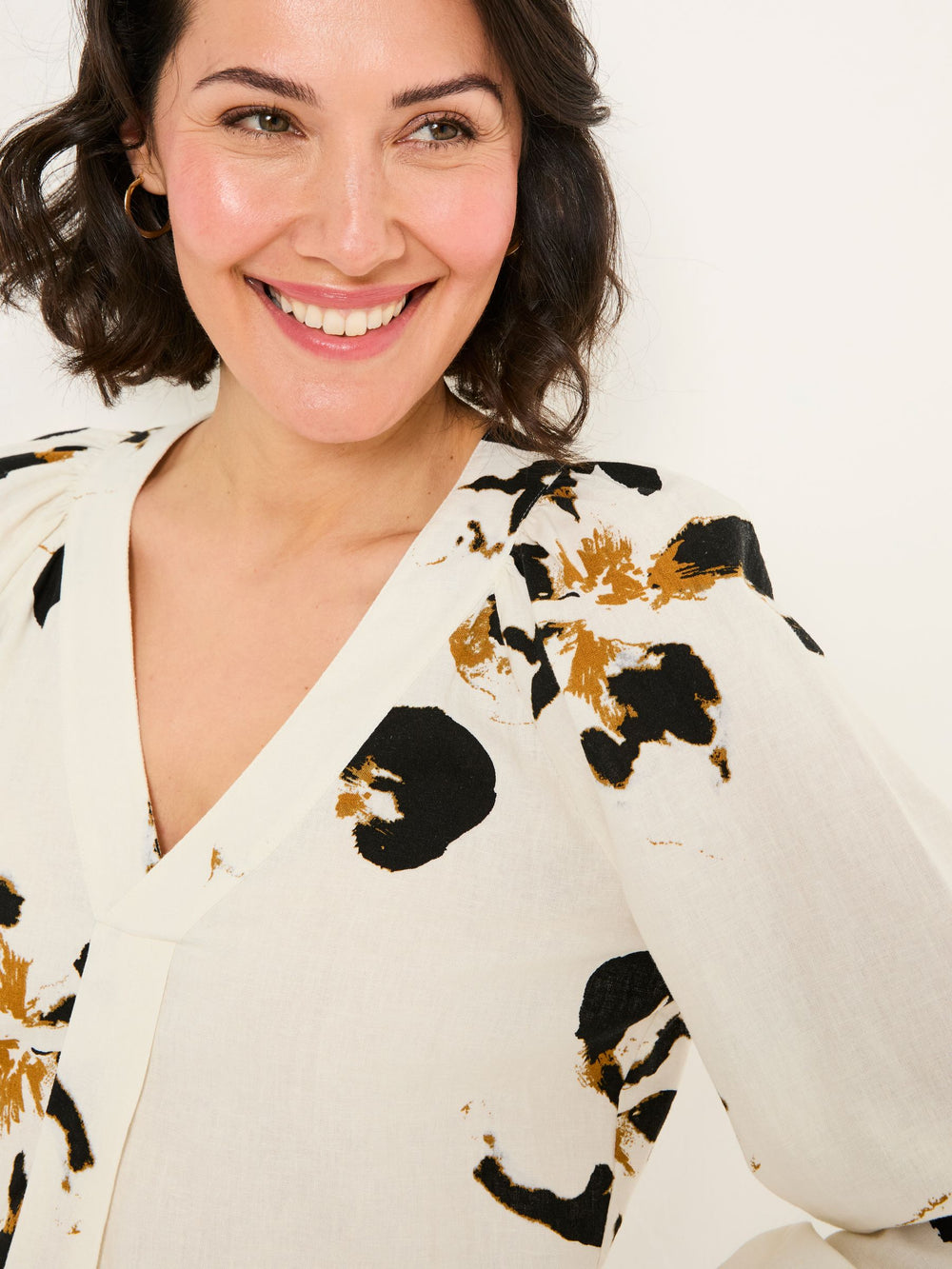 Channon Multi Floral Placement Blouse