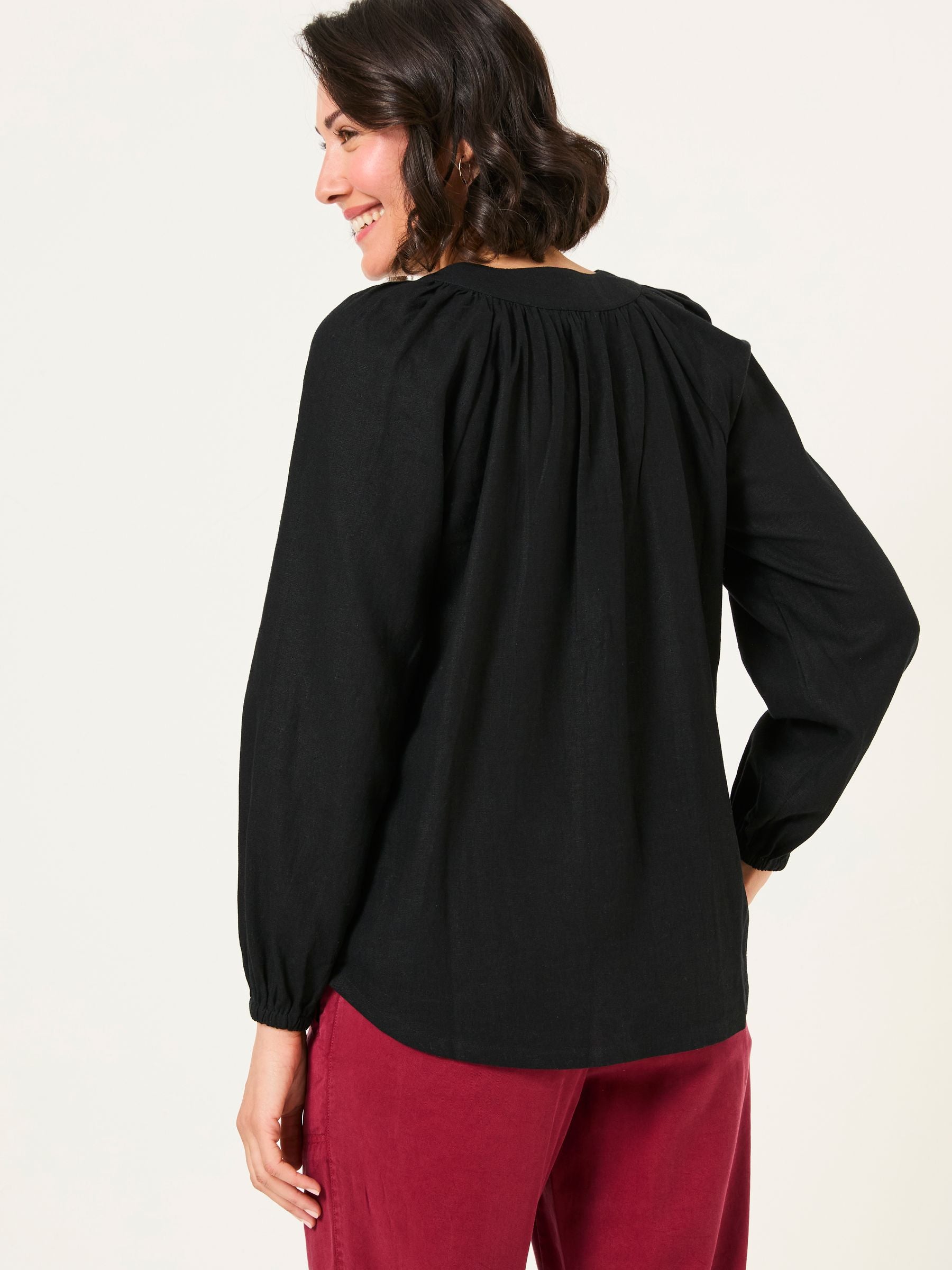 Channon Black Blouse